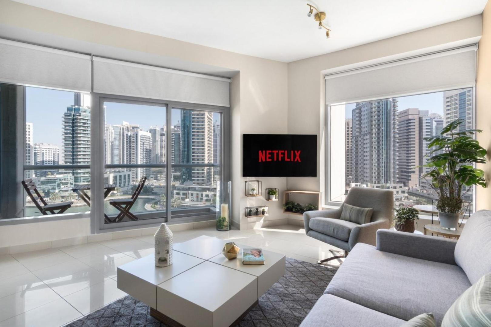 두바이 Guestready - Marina View | Fairfield Tower 아파트 외부 사진
