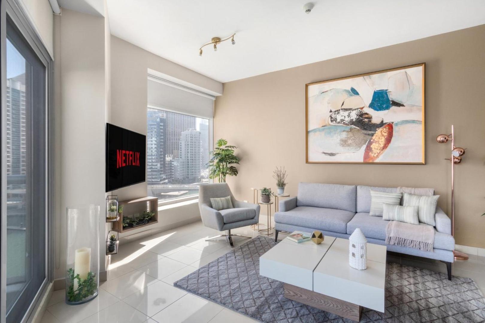 두바이 Guestready - Marina View | Fairfield Tower 아파트 외부 사진